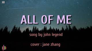 All of me  (song lyrics) - lirik lagu dan terjemah