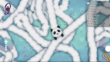 Snake.io 🐍 Giant Snake Dies Like a Noob 🐍 Bao Bao Cute Skin Gameplay in Snake io Slither #Snakeio