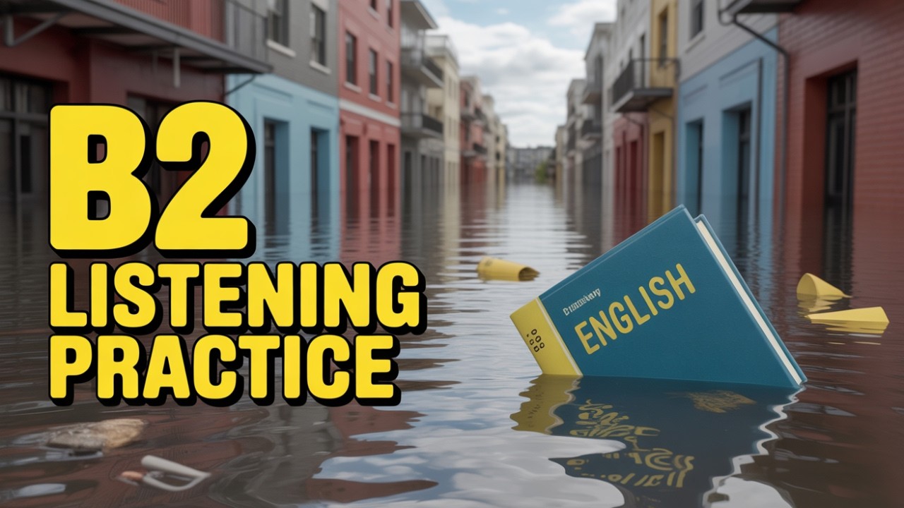 B2 English Listening Practice - The Flood. Improve your English!