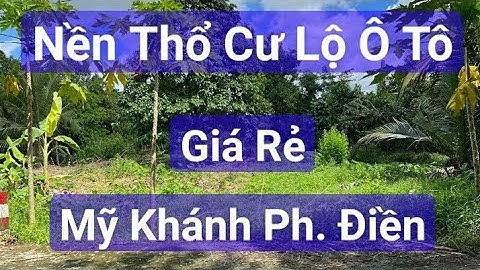 Bán 3 Nền Thổ Cư Lộ Ô Tô Mỹ Khánh Phong Điền Cần Thơ Giá Rẻ