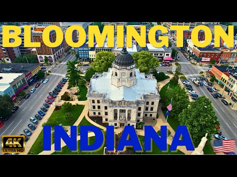 Bloomington Indiana Drone Tour 4K