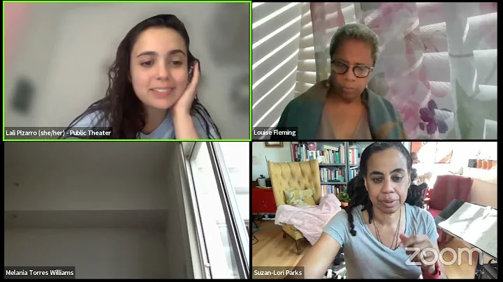Suzan Lori Parks' Watch Me Work on Monday 15 Augus...