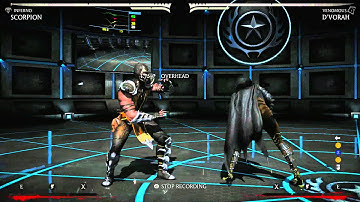 MKX Tutorial - How to punish Dvorah with Scorpion