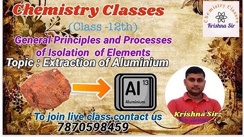 Class - 12 | Chapter - 6 | General Principles and Processes of Isolation of Element |