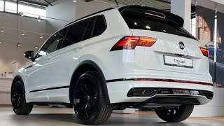 Volkswagen NEW Tiguan R-Line Black Style 2023 Oryx White 20 inch Suzuka Black Walk Around & Detail