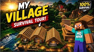 WELCOME To MY Beautiful Minecraft Village. 🌲🍁🎄