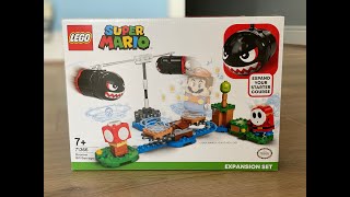 Lego Super Mario - Boomer Bill Barrage Expansion Set - Unboxing and Build