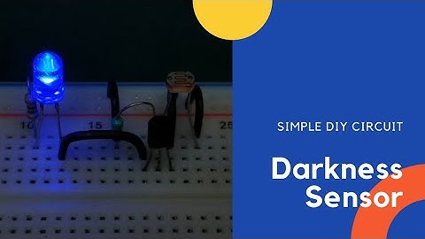 How to make LDR Darkness Sensor Circuit Simple DIY