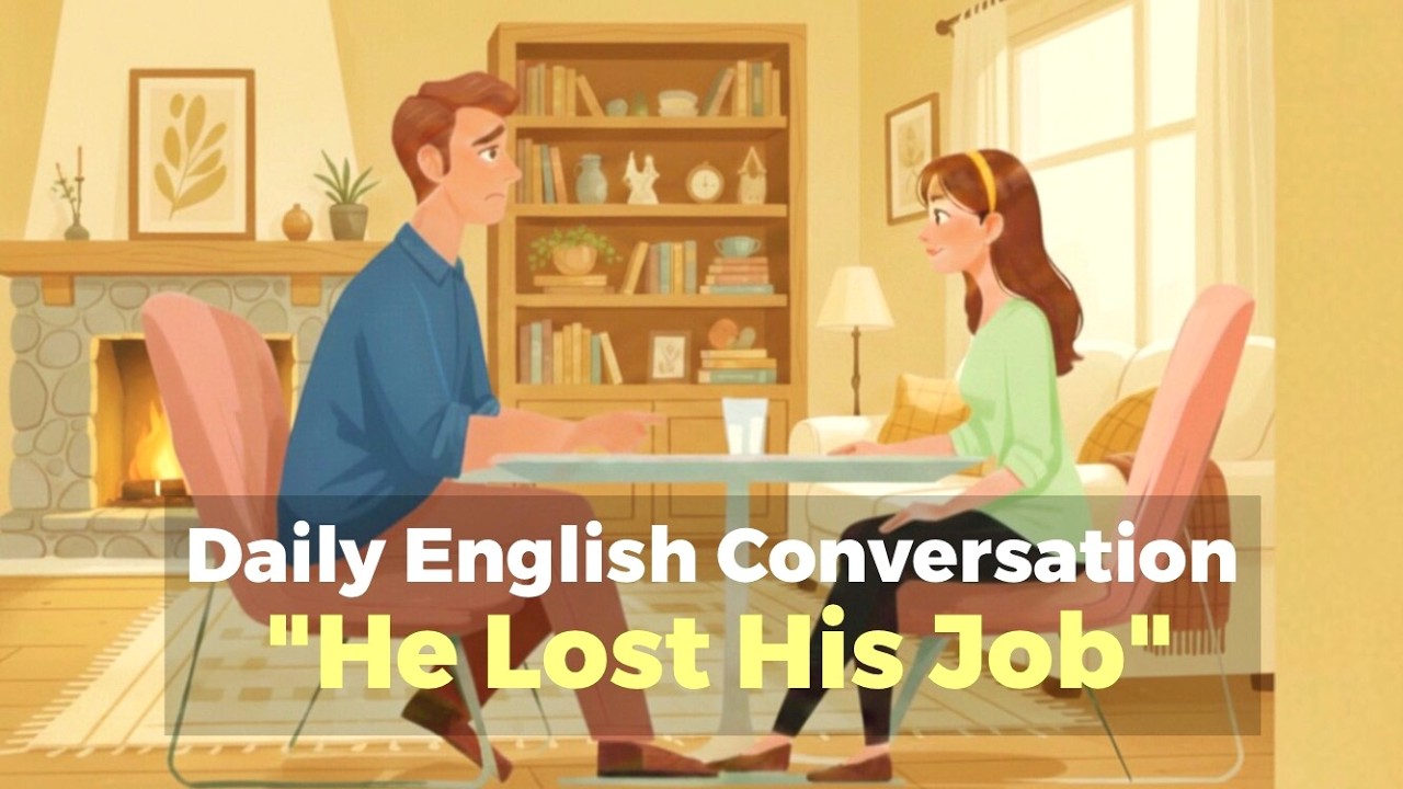 How to Speak English Conversation Through Story | After Losing His Job | English Podcast