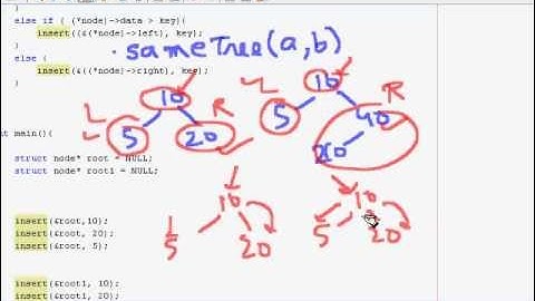 Programming Interviews:Algorithm Data Structure: Binary Trees: Check if Two Trees are Same