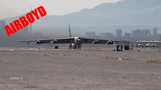 B-52 Takeoff Red Flag 23-1 • Nellis AFB