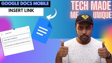 How to insert link in google docs mobile | google docs hyperlink