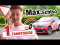 Erste Fahrstunde mit Max - Echtso (Naturtalent) 😎 | Fischer Academy