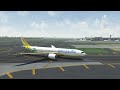 4k full flight  ultra settings cebu pacific a330900 neo kansai to manila microsoft flight sim