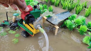 mini toy diesel engine water pump part 3 | DIY tractor | mini water pump @KeepVilla