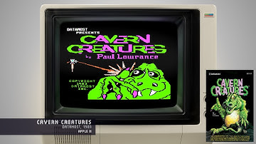 Cavern Creatures - Datamost, 1983 - Apple II (4K)