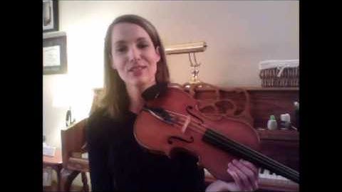The Beginning Violinist Video Series: Introduction to "Dancing on Open Strings"