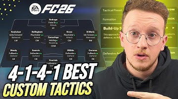 *POST PATCH* Meta Tactics! Best 4141 Custom Tactics In FC 26!