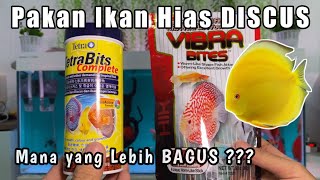 Pakan Ikan Discus Tetrabits Vs Vibra Bites