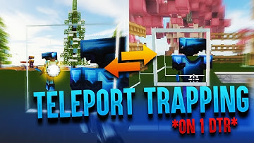 TELEPORT TRAPPING MY ROOMMATE ON 1 DTR *GONE WRONG*... | Teaching Noob How to HCF #2
