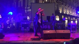 Raige - Ho la scimmia per il rap [strofa inedita] (live 19/09/2015 Torino)