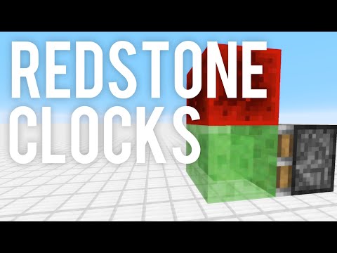 Top 5 Redstone Clocks - Minecraft (Compact, Speed Changeable)
