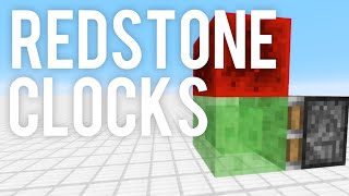 Top 5 Redstone Clocks - Minecraft (Compact, Speed Changeable)