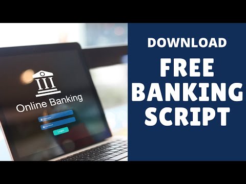 how to get online banking script for free