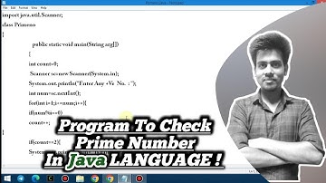 Java Program To Check Prime Number In HIndi || Check Prime Number || Java Program To Find Prime No||