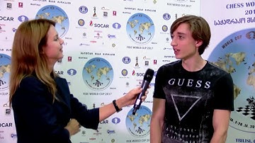 FIDE World Chess Cup 2017 Interview with Daniil Dubov (RUS)