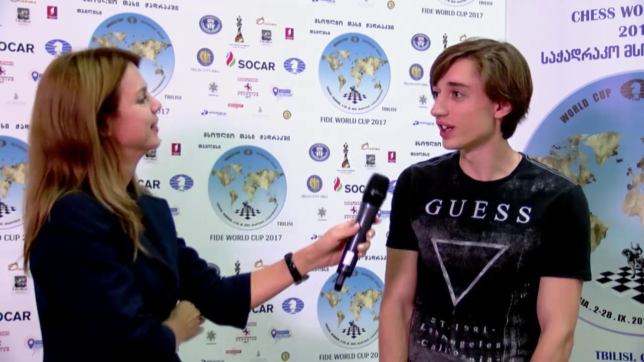 FIDE World Chess Cup 2017 Interview with Daniil Dubov (RUS) 