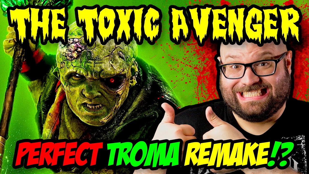 The Toxic Avenger Unrated (2025) A Troma Remake Movie Review | Blood ...