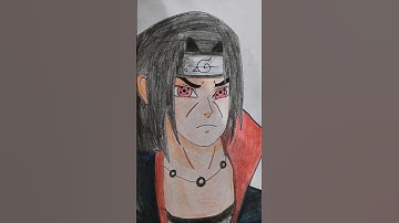 How to draw Itachi 🔥ll #itachi #uchiha #narutoshippuden #anime #art #drawing #trending #shorts