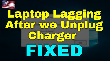 Hoe u een laptop kunt repareren die traag is nadat u de oplader uit het stopcontact hebt gehaald ...