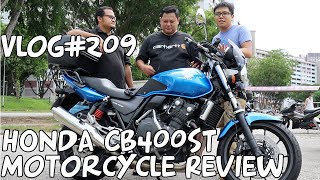 Vlog#209 Honda CB400 Super Four Motorcycle Review Singapore