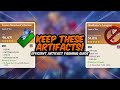 Efficient Artifact Guide (SAVE YOUR RESIN) - What To Keep & What To Throw Away | Genshin Impact