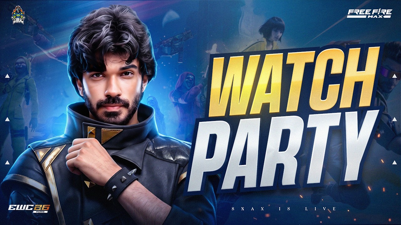 EWC FREE FIRE MAX DAY 2 - WATCHPARTY WITH SNAX #S8UL