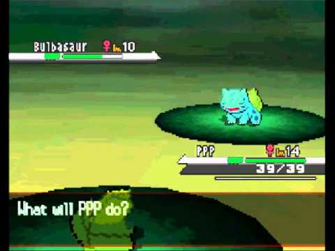 Pokemon Black and White Bulbasaur Glitch - Pinwheel Forest