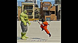Goku vs Hulk 🔥Goku killed hulk ☠️