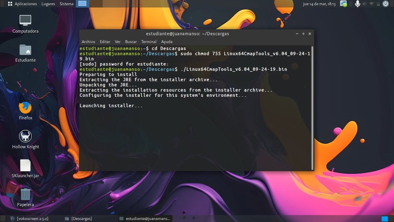 Como instalar Cmap Tools en Juana Manso - YouTube