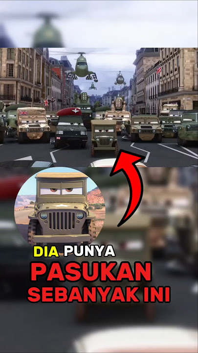 Sergeant character in the movie Cars