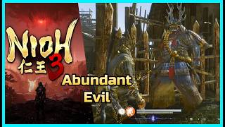Abundant Evil Myth | Full Walkthrough | NIOH 3