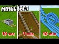 10 MIN Vs. 1 MIN Vs. 10s ROLLERCOASTER CHALLENGE! (The Pals Minecraft)