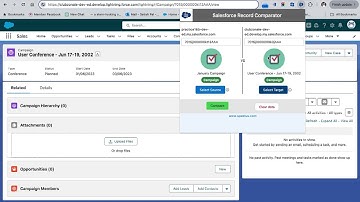 Salesforce Record Comparator