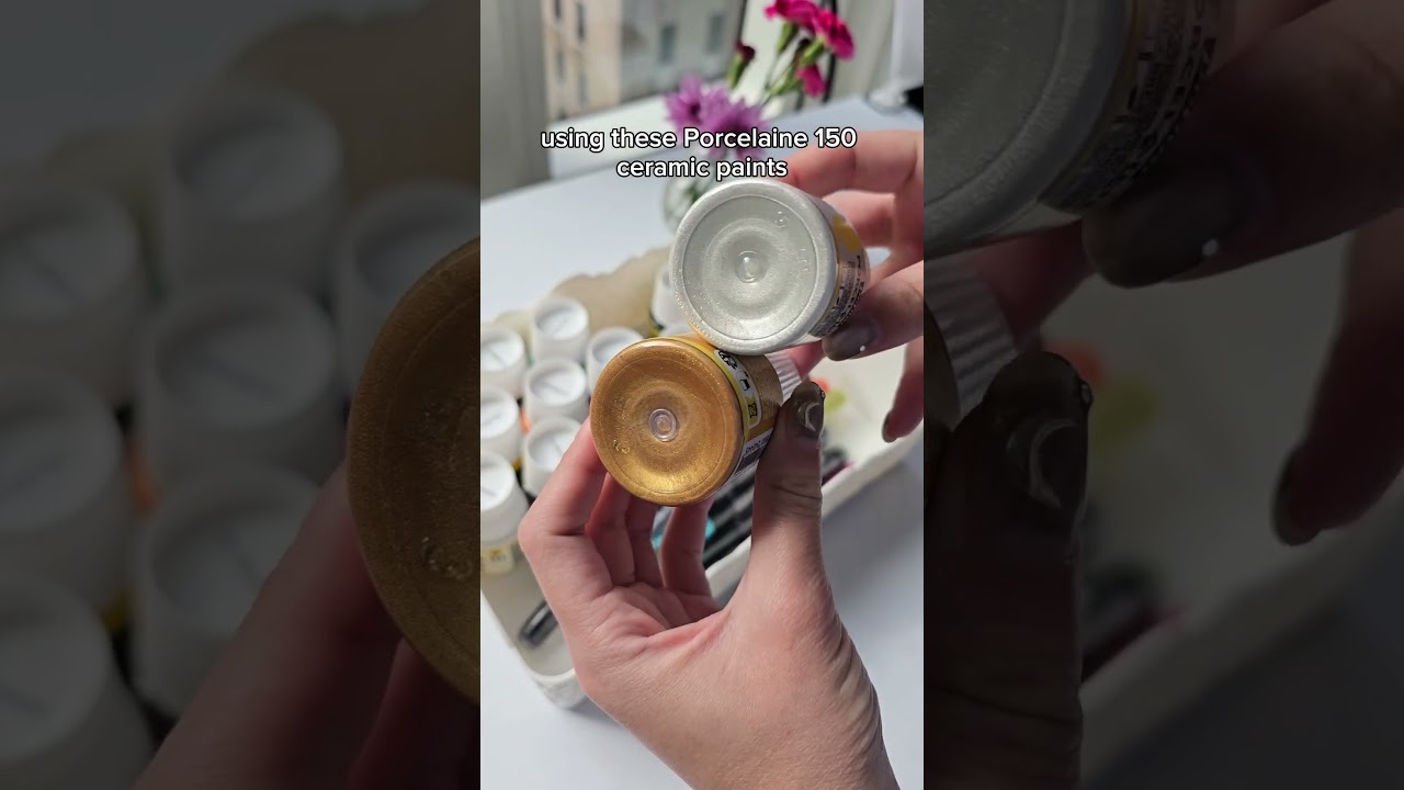 Painting a custom ceramic platter! Featuring 