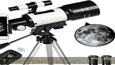 Telescope for Adults & Kids, 70mm Aperture Refractor Telescopes (15X-150X) for Astronomy Beginners,