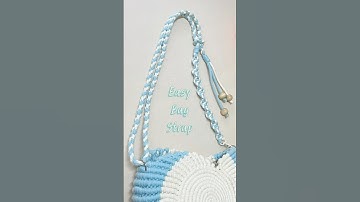 Bag strap tutorial - Easy macrame #shorts #macrame #strap #shellbag #tutorial #handmade