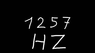 1257 hz
