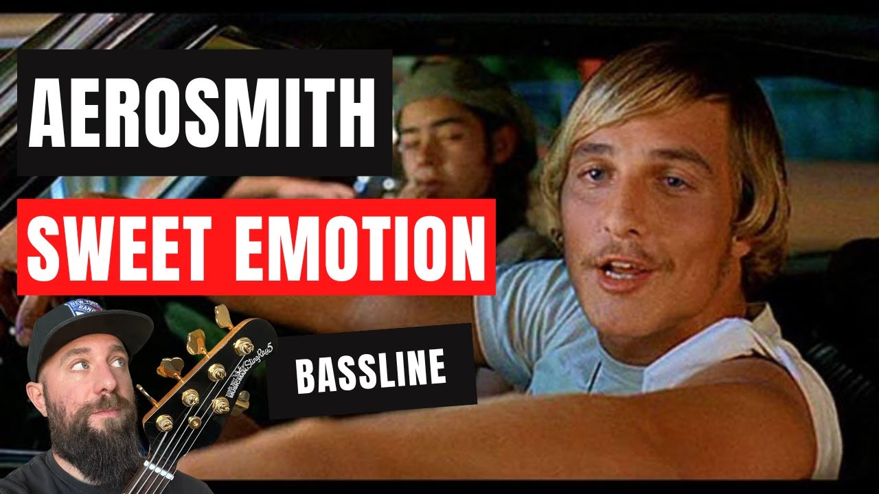 Sweet Emotion Aerosmith Bass Lesson (1 Minute Bass) YouTube