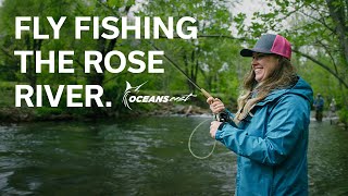 RAINBOW & BROOK Trout Fishing the Rose River!! (Virginia Fly Fishing)